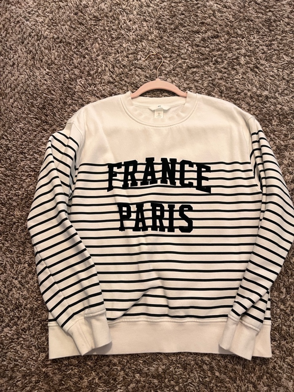 H&M Crewneck Sweatshirt - White small